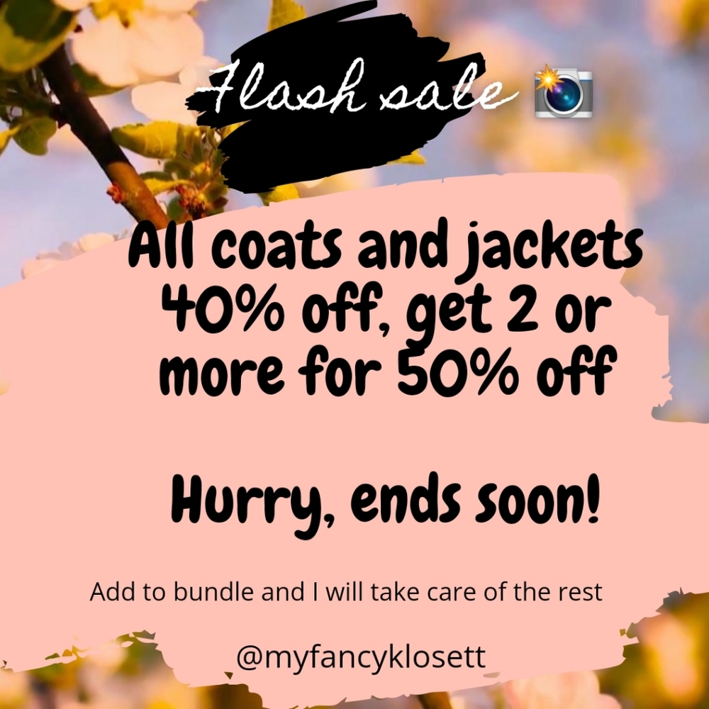 Huge coats and jackets clearance